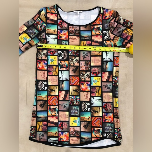 Adore Women’s Print multi color Tunic Top - Picture 7 of 10